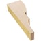 Ekena Millwork 2"W x 4"D x 12"H Thin Ridgewood Rough Cedar Woodgrain TimberThane Corbel, Primed Tan CORUR02X04X12RIDRCPR - alternate 2